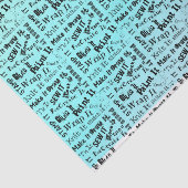 Maker Handwerk Typografie Print Seidenpapier (Ausschnitt)