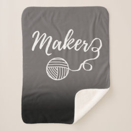 Maker Handwerk Typografie Print Sherpadecke