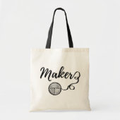 Maker ・ Projekt "Garne & Handwerk" Tragetasche (Vorne)