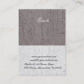 Maker Retro Nähen Mode Vintages Mannequin Visitenkarte (Rückseite)