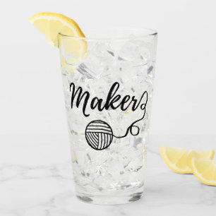 Maker: Typografie von Garnen und Kunsthandwerk Glas
