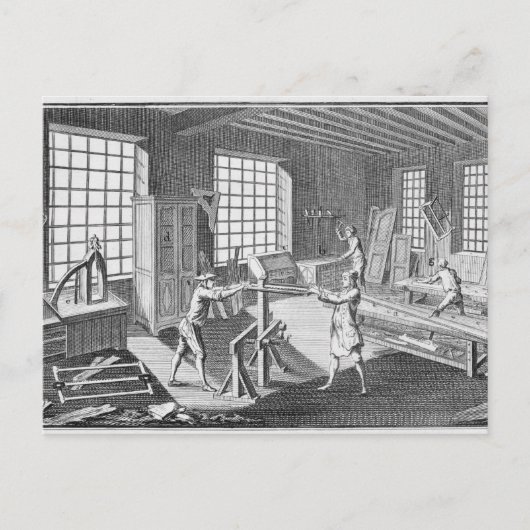 Maker's Workshop, from the 'Encyclopedie Postkarte (Vorderseite)
