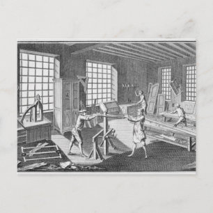 Maker's Workshop, from the 'Encyclopedie Postkarte