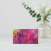 Makeuo Künstler-Visitenkarten Visitenkarte (Stehend Vorderseite)