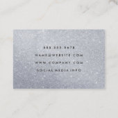 Makeup and Hair Tools Eleganter Glitzer Visitenkarte (Rückseite)