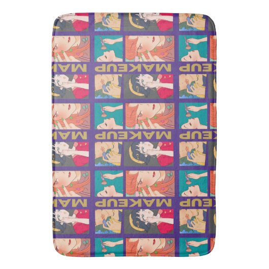 MAKEUP ANIME FRIENDS BADEMATTE (Vorderseite Vertikal)