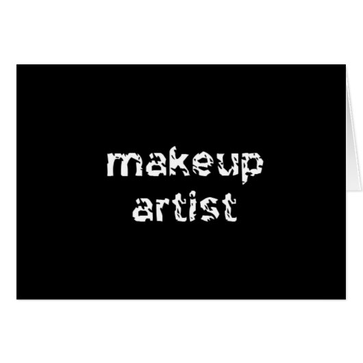 Makeup Artist (Vorderseite (Horizontal))