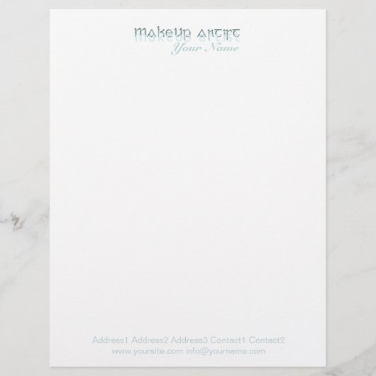 MakeUp Artist 1 - Letterhead Briefkopf (Vorderseite)