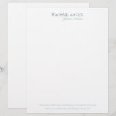 MakeUp Artist 1 - Letterhead Briefkopf (Vorne/Hinten)