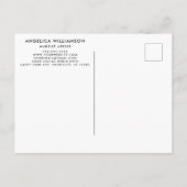 Makeup Artist 3 Foto Business Postkarte (Rückseite)