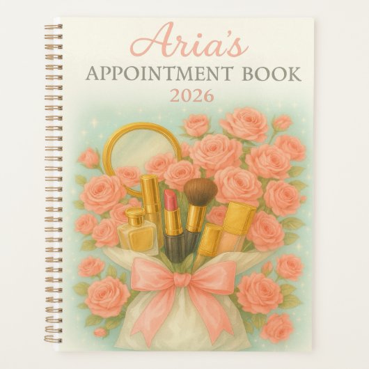 Makeup Artist Appointment Book 2026  Planer (Vorderseite)