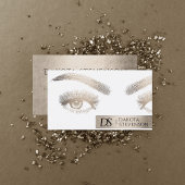 Makeup Artist Beauty Beruflich | Elegantes Gold Visitenkarte