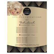 Makeup Artist Beauty Gold Black Logo Haare Preise