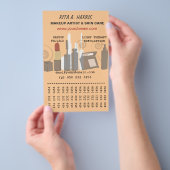 Makeup Artist Beauty Products Business Services Flyer (Handgriff)