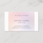 Makeup Artist Beauty Salon Beruflich Visitenkarte (Rückseite)