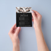 Makeup Artist Beauty Salon Flyer Marmorkupfer (Gruppe)