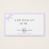 Makeup Artist Beauty Salon Geschenkgutscheine (Vorderseite)