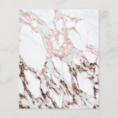 Makeup Artist Beauty Salon Glitzer Flyer Marbella (Hinten)