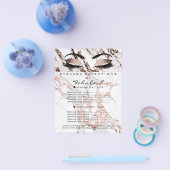Makeup Artist Beauty Salon Glitzer Flyer Marbella (Einzeln)