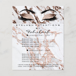 Makeup Artist Beauty Salon Glitzer Flyer Marbella