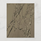 Makeup Artist Beauty Salon Glitzer Flyer Marble1 (Hinten)