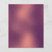 Makeup Artist Beauty Salon Gold Glitzer Flyer Rose (Hinten)