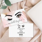 Makeup artist Beauty Salon Lash Extension wink eye Visitenkarte
