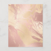 Makeup Artist Beauty Salon Lash Flyer Marmor (Hinten)