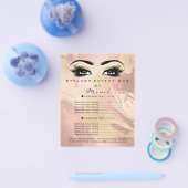 Makeup Artist Beauty Salon Lash Flyer Marmor (Einzeln)