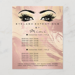 Makeup Artist Beauty Salon Lash Flyer Marmor