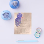 Makeup Artist Beauty Salon Lash Flyer Mermaid Birn (Einzeln)