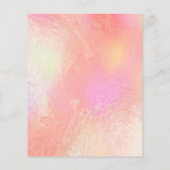 Makeup Artist Beauty Salon Lash Flyer Pastel Ombre (Hinten)