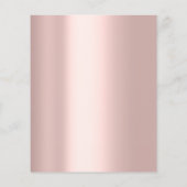 Makeup Artist Beauty Salon Lash Rose Blue Eyes Flyer (Hinten)