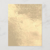 Makeup Artist Beauty Salon Lashes Braun Flyer Gold (Hinten)