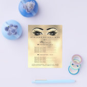 Makeup Artist Beauty Salon Lashes Flyer Imitate Go (Einzeln)