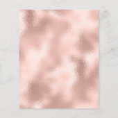 Makeup Artist Beauty Salon Lashes Flyer Rose Blush (Hinten)