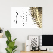 Makeup Artist Beauty Salon Lashes Poster (Heimbüro)