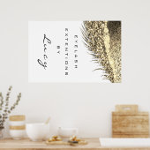 Makeup Artist Beauty Salon Lashes Poster (Küche)