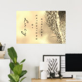 Makeup Artist Beauty Salon Lashes Poster (Heimbüro)