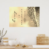 Makeup Artist Beauty Salon Lashes Poster (Küche)