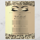 Makeup Artist Beauty Salon Luxury Flyer Preise (Vorne)