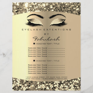 Makeup Artist Beauty Salon Luxury Flyer Preise