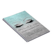 Makeup Artist Beauty Salon Notizblock (Rechte Seite)