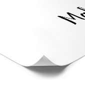 Makeup Artist Beauty Salon Poster (Ecke)