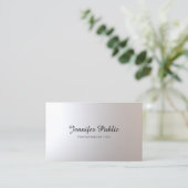 Makeup Artist Beauty Salon Skript Graceful Schlich Visitenkarte (Stehend Vorderseite)