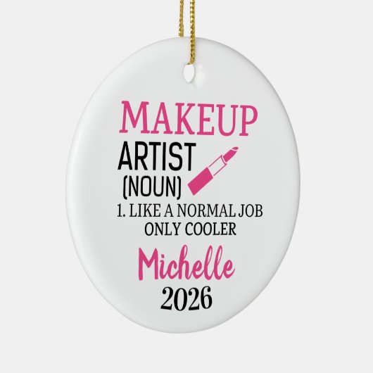 Makeup Artist Best Ever Keramik Ornament (Rechts)