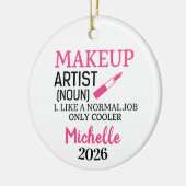 Makeup Artist Best Ever Keramik Ornament (Links)