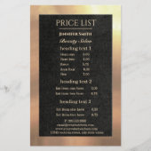 Makeup Artist Black Gold Flyer (Vorne)