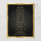 Makeup Artist Black Gold Flyer (Vorderseite)