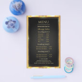 Makeup Artist Black Gold Flyer (Einzeln)